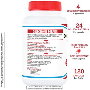 Pet Health Pharma Azovast Plus Capsule Kidney Supplement for Dogs & Cats, 120 count