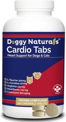 Pet Health Pharma Cardio Heart Health Chicken Flavored Tablets Supplements for Cats & Dogs, 120 count