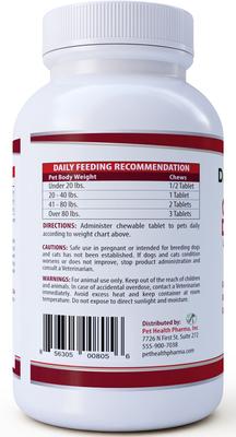 Show full view: Pet Health Pharma Cranberry D-Mannose Urinary Tract Infection Support Cat & Dog Supplement, 150 count slide 6 of 10