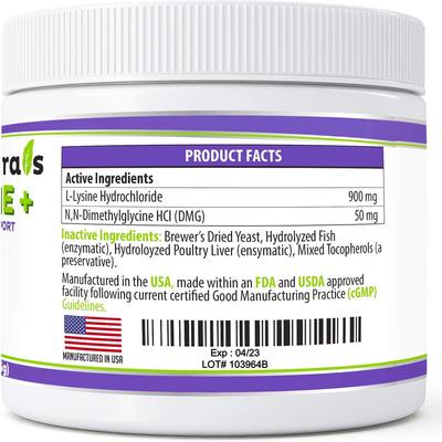 Show full view: Pet Health Pharma Doggy Naturals Trulysine+ Powder Immune Supplement for Cats, 8-oz slide 4 of 9