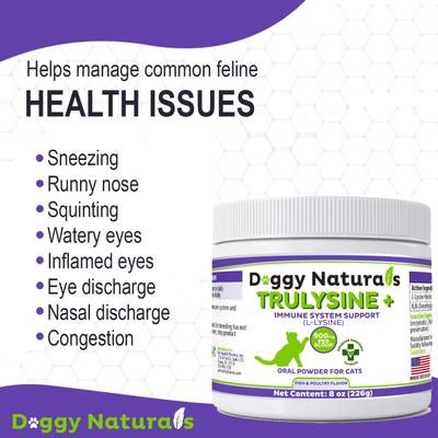 Show full view: Pet Health Pharma Doggy Naturals Trulysine+ Powder Immune Supplement for Cats, 8-oz slide 5 of 9