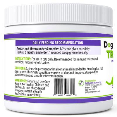 Show full view: Pet Health Pharma Doggy Naturals Trulysine+ Powder Immune Supplement for Cats, 8-oz slide 7 of 9