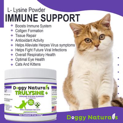Show full view: Pet Health Pharma Doggy Naturals Trulysine+ Powder Immune Supplement for Cats, 8-oz slide 8 of 9