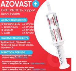Pet Health Pharma Oral Paste Azovast Plus for Dogs & Cats, 60 count slide 2 of 8