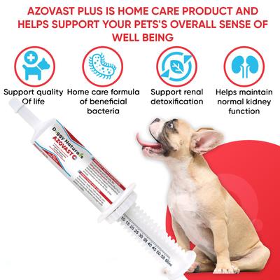 Show full view: Pet Health Pharma Oral Paste Azovast Plus for Dogs & Cats, 60 count slide 6 of 9