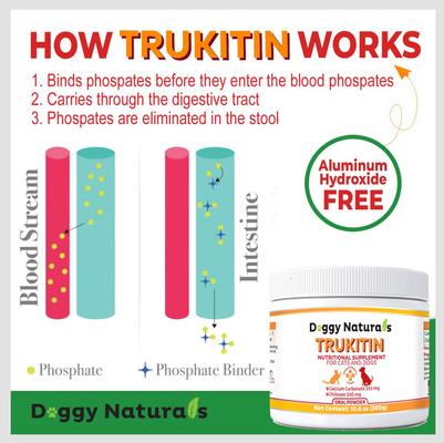 Show full view: Pet Health Pharma Trukitin Powder Kidney Supplement for Dogs & Cats, 300-g jar slide 5 of 9