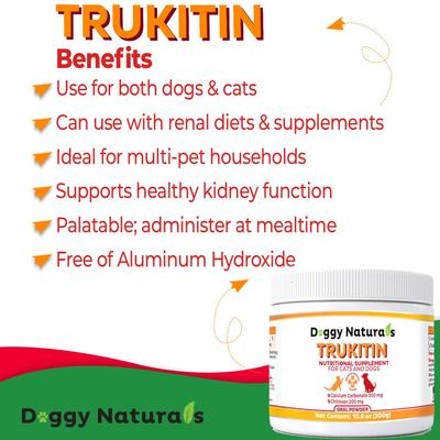 Show full view: Pet Health Pharma Trukitin Powder Kidney Supplement for Dogs & Cats, 300-g jar slide 6 of 9