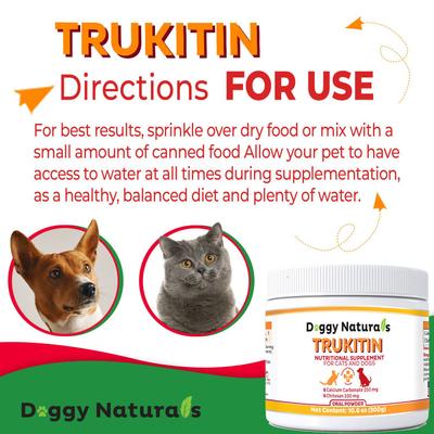 Show full view: Pet Health Pharma Trukitin Powder Kidney Supplement for Dogs & Cats, 300-g jar slide 8 of 9