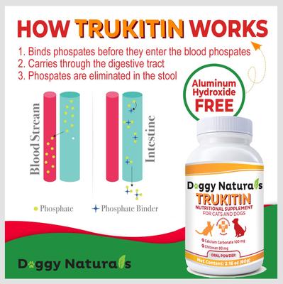 Show full view: Pet Health Pharma Trukitin Powder Kidney Supplement for Dogs & Cats, 60-g jar slide 4 of 9