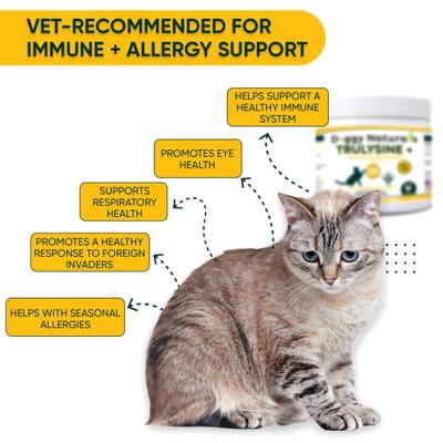 Show full view: Pet Health Pharma Trulysine & Immune Support Oral Powder Cat Supplement, 8-oz bottle slide 8 of 10