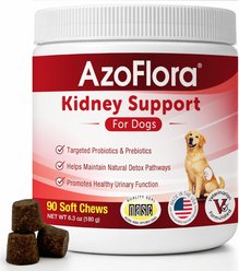 Pet Health Solutions Azoflora Kidney Support Dog Supplement, 90 count