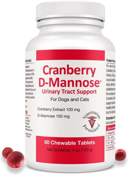 Show full view: Pet Health Solutions Cranberry D-Mannose Urinary Tract Support Chews Supplement for Dogs, 60 count slide 1 of 10