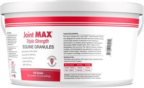 Show full view: Pet Health Solutions Joint Max Triple Strength Horse Supplement, 2880-grams slide 3 of 9