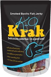 Pet Healthy Brands K-9 Krak Jerky Dog Treats, 2.5-oz bag