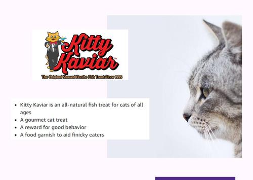 Show full view: Pet Healthy Brands Kitty Kaviar 100% Dried Bonito Fish Cat Treats, 1-oz bag slide 9 of 9