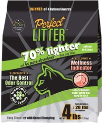 Pet Healthy Brands Perfect Cat Unscented Clumping Natural Cat Litter, 4-lb bag