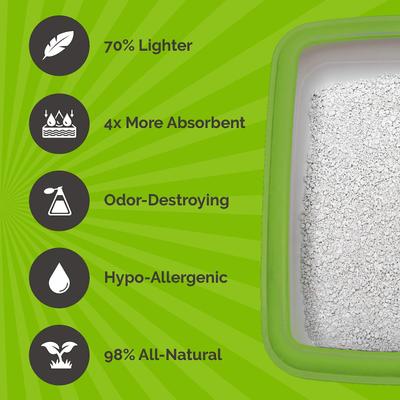 Show full view: Pet Healthy Brands Perfect Cat Unscented Clumping Natural Cat Litter, 4-lb bag slide 4 of 6