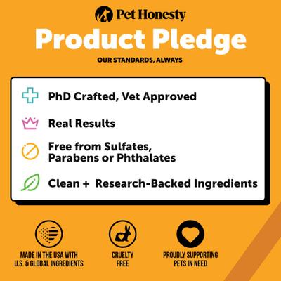 Show full view: Pet Honesty Allergy Anti-Itch, Allergy & Itch Relief Dog & Cat Shampoo, 16-fl oz bottle slide 8 of 10
