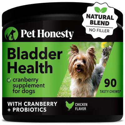 Show full view: Pet Honesty Bladder Health Cranberry Chicken Flavored Soft Chews, Urinary & Kidney Supplement for Dogs, 90 count slide 1 of 13