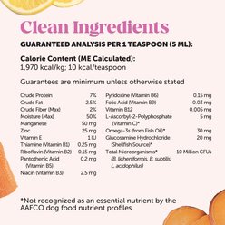 Pet Honesty Bone Broth & Salmon Oil Turkey Flavored Liquid Multivitamin for Dogs, 12-fl oz bottle slide 2 of 8