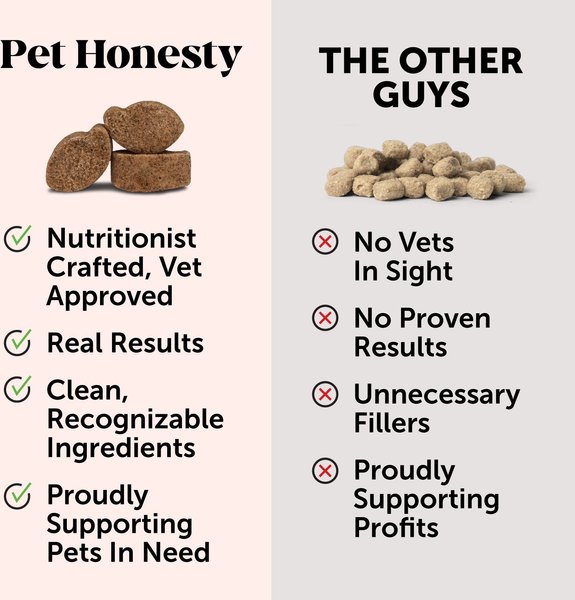 Show full view: Pet Honesty Calming Hemp Chicken Flavored Calming & Anxiety Chews Supplement for Dogs, 90 count slide 7 of 13