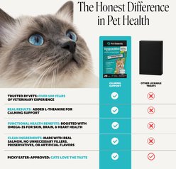 Pet Honesty Calming Squeezables Salmon Flavored Creamy Lickable Puree Supplement for Cats, 20 count slide 2 of 9