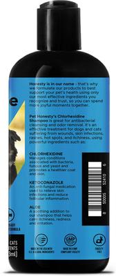 Show full view: Pet Honesty Chlorhexidine Antibacterial Itchy Skin, Allergy Relief & Sensitive Skin Dog Shampoo, 16-fl oz bottle slide 5 of 12