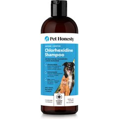 Pet Honesty Chlorhexidine Antibacterial Itchy Skin, Allergy Relief & Sensitive Skin Dog Shampoo, 16-fl oz bottle