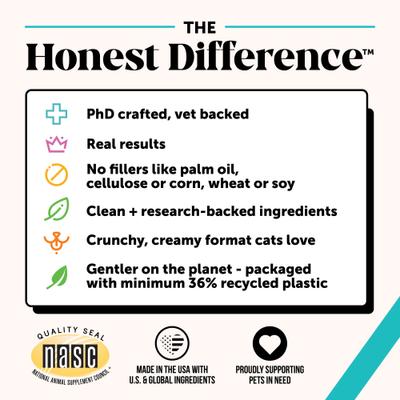 Show full view: Pet Honesty Dual Texture Chicken Flavored Calming Chews for Cats, 3.7-oz pouch slide 10 of 13