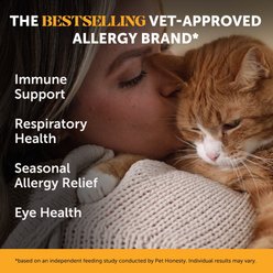Pet Honesty Dual Texture Chicken Flavored Immune Support Lysine Chews for Cats, 3.7-oz pouch slide 2 of 9