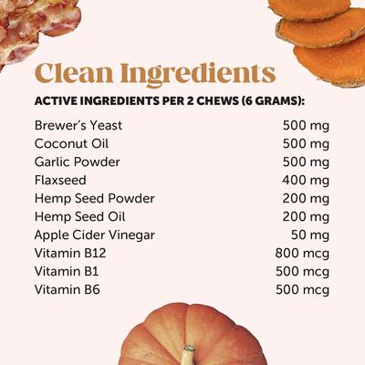 Show full view: Pet Honesty Flea & Tick Defense Bacon Soft Chew Flea & Tick Repellent Supplement for Dogs, 90 count slide 3 of 11