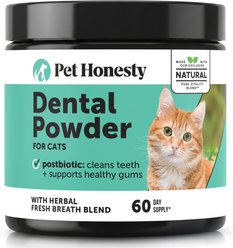 Pet Honesty Fresh Breath Dental Powder for Cats, 60 count
