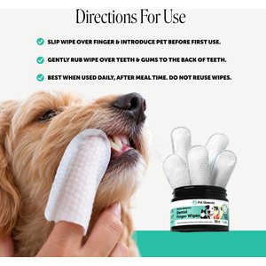 Pet Honesty Fresh Breath Dog & Cat Dental Wipes, 30 count