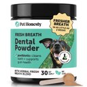 Pet Honesty Fresh Breath Freshener Mint Flavored Dental Powder for Dogs, 5.29-oz jar