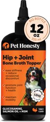 Pet Honesty Glucosamine + Salmon Oil Turkey Flavored Joint Support Liquid Supplement for Dogs, 12-fl oz bottle