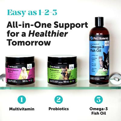 Show full view: Pet Honesty Hemp Calming Beef Flavored Calming & Anxiety Chews Supplement for Dogs, 90 count slide 8 of 13