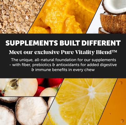 Show full view: Pet Honesty Hemp Calming Beef Flavored Calming & Anxiety Chews Supplement for Dogs, 90 count slide 7 of 13