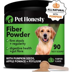 Pet Honesty High Fiber Pumpkin Flavored Digestive Powder for Dogs, 90 scoops