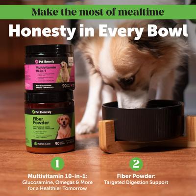 Show full view: Pet Honesty High Fiber Pumpkin Flavored Digestive Powder for Dogs, 90 scoops slide 8 of 11