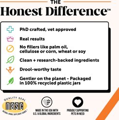Pet Honesty Hip + Joint Health Bacon Flavor Soft Chews Glucosamine, Chondroitin Supplement for Dogs, 90 count slide 2 of 9