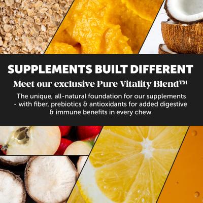 Show full view: Pet Honesty Multivitamin 10-in-1 Peanut Butter Flavored Chews, Glucosamine, Omega 3 Vitamins for Dogs, 90 count slide 8 of 13