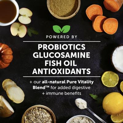 Show full view: Pet Honesty MultiVitamin Max-Strength Smoked Salmon Flavored Glucosamine Vitamins for Dogs, 90 count slide 7 of 12