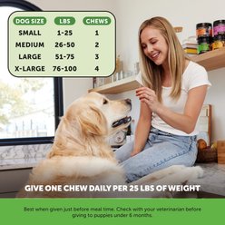 Pet Honesty Probiotics Gut + Immune Health Duck Flavored Soft Chews, Digestive Probiotic Supplement for Dogs, 90 count slide 2 of 9