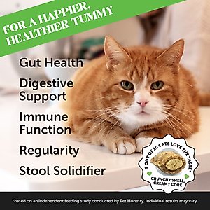 Pet Honesty Probiotics Gut + Immune Health Chicken Flavored Digestive Chews for Cats, 3.7-oz pouch