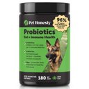 Pet Honesty Probiotics Gut + Immune Health with Prebiotics & Enzymes Pumpkin Flavored Soft Chews Digestive Supplement for Dogs, 180 count