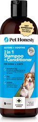 Pet Honesty Restore + Soothe 2-in-1 Coconut Scented Dog & Cat Shampoo + Conditioner, 16-fl oz bottle slide 1 of 9