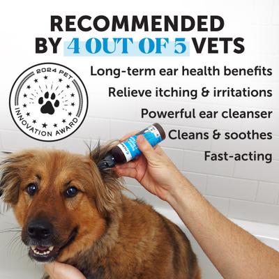 Show full view: Pet Honesty Restore + Soothe Aloe Vera, Gentle Itch & Irritation Relief Dog & Cat Ear Cleaner, 4-fl oz bottle slide 2 of 12