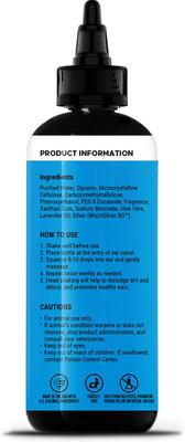 Show full view: Pet Honesty Restore + Soothe Aloe Vera, Gentle Itch & Irritation Relief Dog & Cat Ear Cleaner, 4-fl oz bottle slide 5 of 12