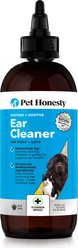 Pet Honesty Restore + Soothe Aloe Vera, Gentle Itch & Irritation Relief Dog & Cat Ear Cleaner, 4-fl oz bottle