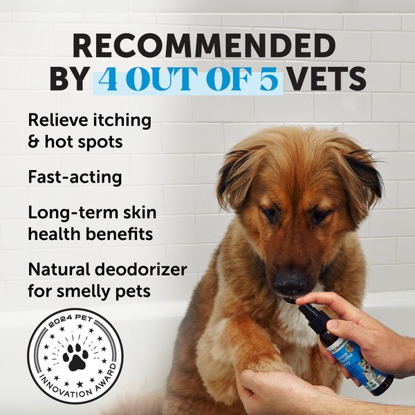 Pet Honesty Restore + Soothe Lavender Scented Hot Spot Itch Relief Dog & Cat Spray, 4-fl oz bottle